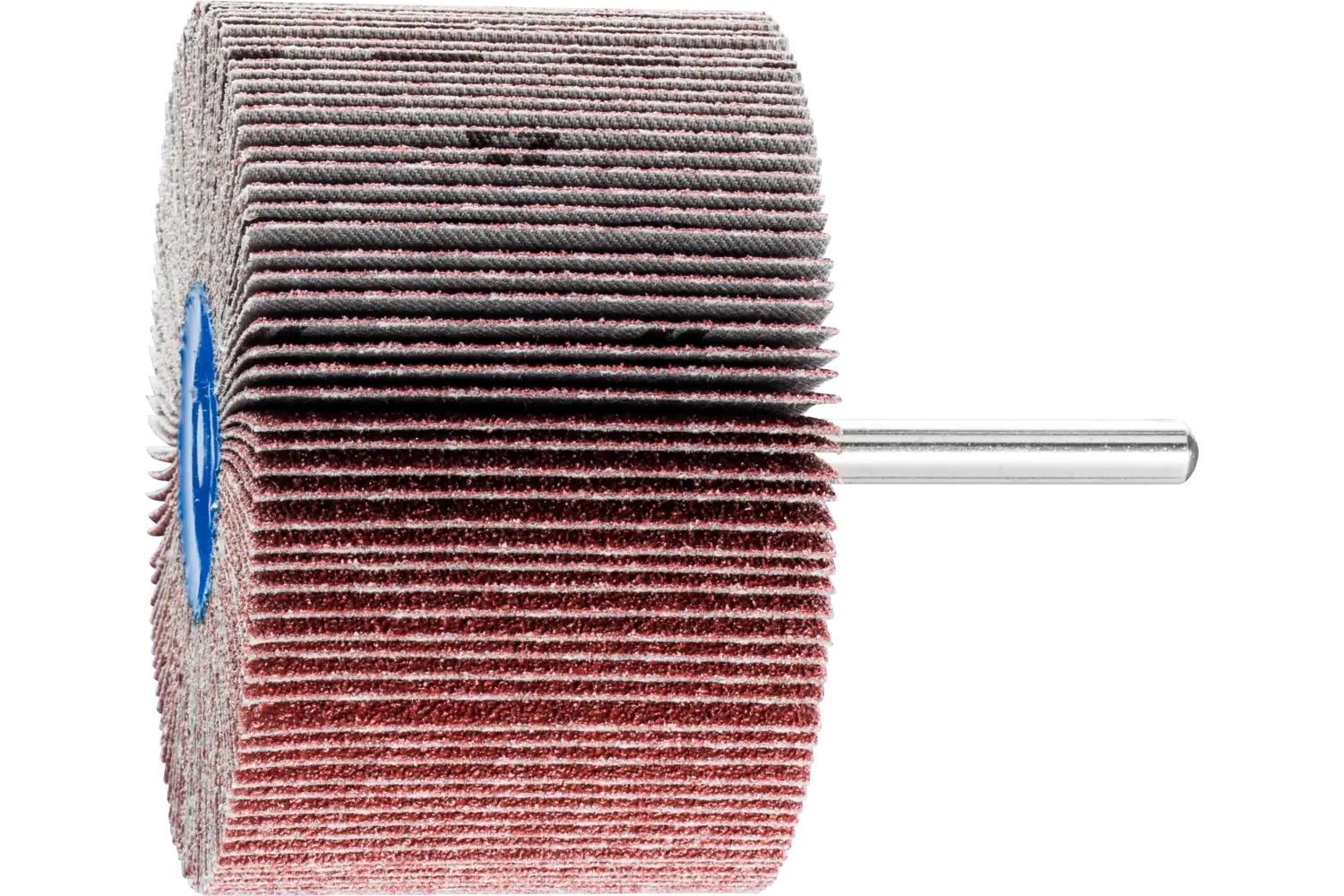 Picture of Pferd Mounted Flap Wheel, 3" X 2, 60 Grit, 1/4" Shank, Aluminum Oxide